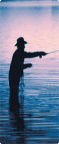 Gone Fishing (Man) Blue